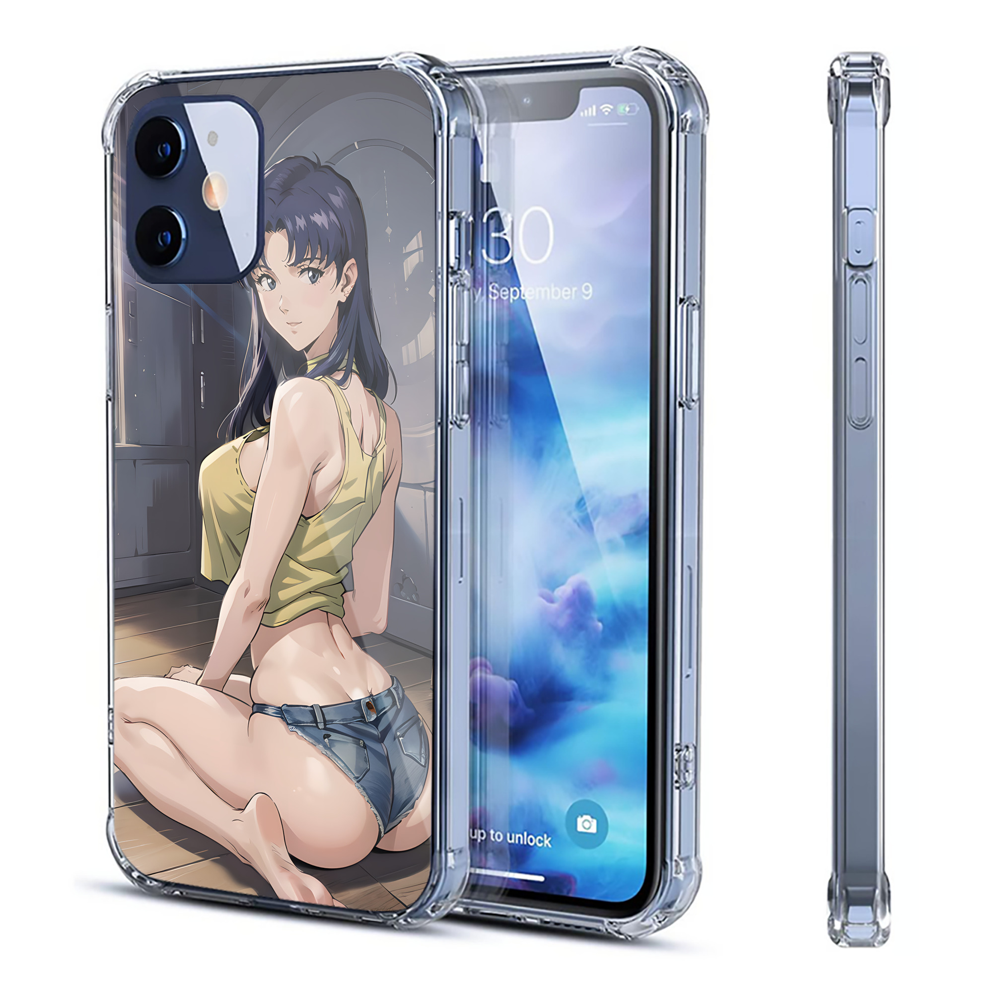 （画像用） EVA 新世紀エヴァンゲリオン 【iPhone 12シリーズ対応】透明スマホケース（クリアソフトケース）